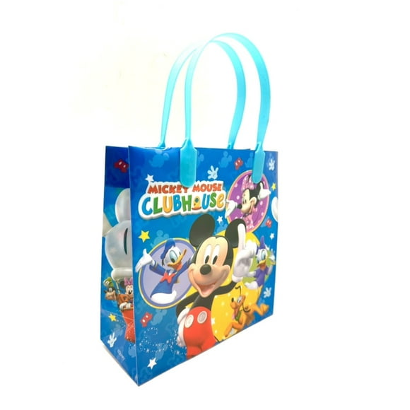 Blue Disney Mickey Clubhouse Vinyl Gift Bag Tote