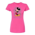 thumbnail image 1 of Disney - Mickey Cluster  - Juniors Fitted Short Sleeve Graphic T-Shirt, 1 of 4