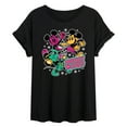 thumbnail image 1 of Disney - Mickey Collage  - Juniors Ideal Flowy Muscle T-Shirt, 1 of 5