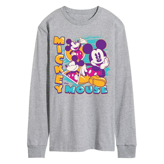 Disney - Mickey Collage - Men's Long Sleeve Graphic T-Shirt