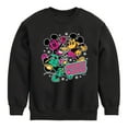 thumbnail image 1 of Disney - Mickey Collage - Toddler & Youth Crewneck Fleece Sweatshirt, 1 of 5