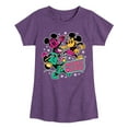 thumbnail image 1 of Disney - Mickey Collage - Toddler & Youth Girls Short Sleeve Graphic T-Shirt, 1 of 5