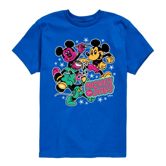 Disney - Mickey Collage - Toddler & Youth Short Sleeve Graphic T-Shirt