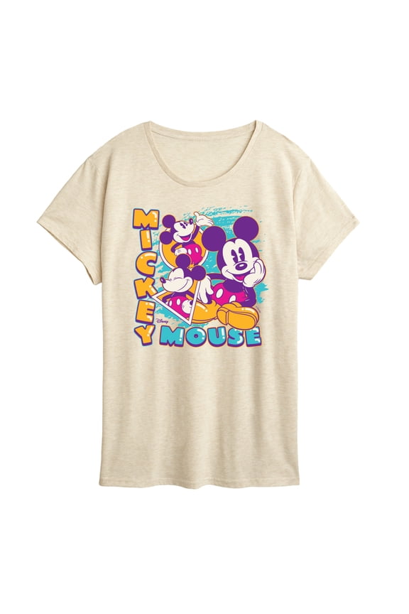 - Mickey Collage - Women's Short Sleeve Graphic T-Shirt