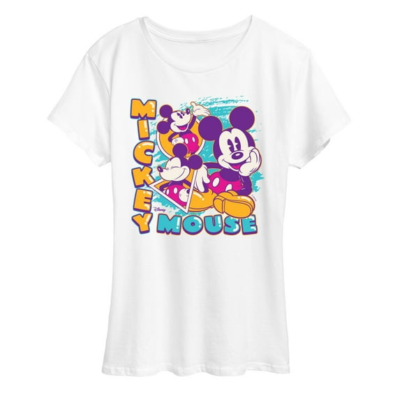 Disney - Mickey Collage - Women's Short Sleeve Graphic T-Shirt