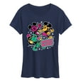 thumbnail image 1 of Disney - Mickey Collage - Women's Short Sleeve Graphic T-Shirt, 1 of 5