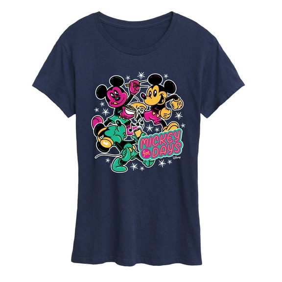 Disney - Mickey Collage - Women's Short Sleeve Graphic T-Shirt