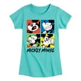 thumbnail image 1 of Disney - Mickey Colorblock - Toddler & Youth Girls Short Sleeve Graphic T-Shirt, 1 of 5