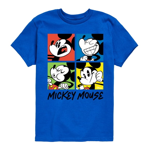 Disney - Mickey Colorblock - Toddler & Youth Short Sleeve Graphic T-Shirt