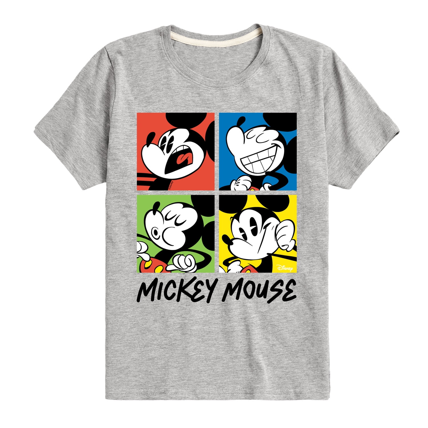Disney - Mickey Colorblock - Toddler & Youth Short Sleeve Graphic T ...
