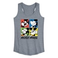 thumbnail image 1 of Disney - Mickey Colorblock - Women's Racerback Tank Top, 1 of 5