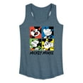 thumbnail image 1 of Disney - Mickey Colorblock - Women's Racerback Tank Top, 1 of 5