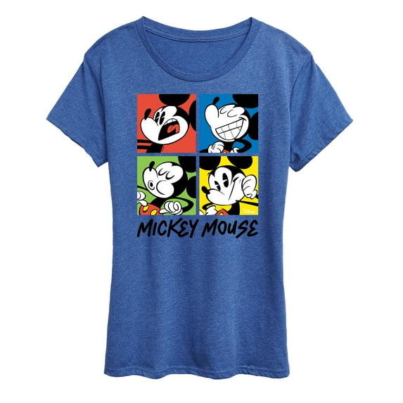 Disney - Mickey Colorblock - Women's Short Sleeve Graphic T-Shirt