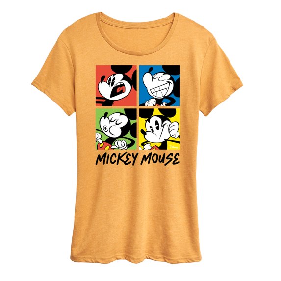 Disney - Mickey Colorblock - Women's Short Sleeve Graphic T-Shirt