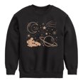 thumbnail image 1 of Disney - Mickey Constellation  - Toddler & Youth Crewneck Fleece Sweatshirt, 1 of 5