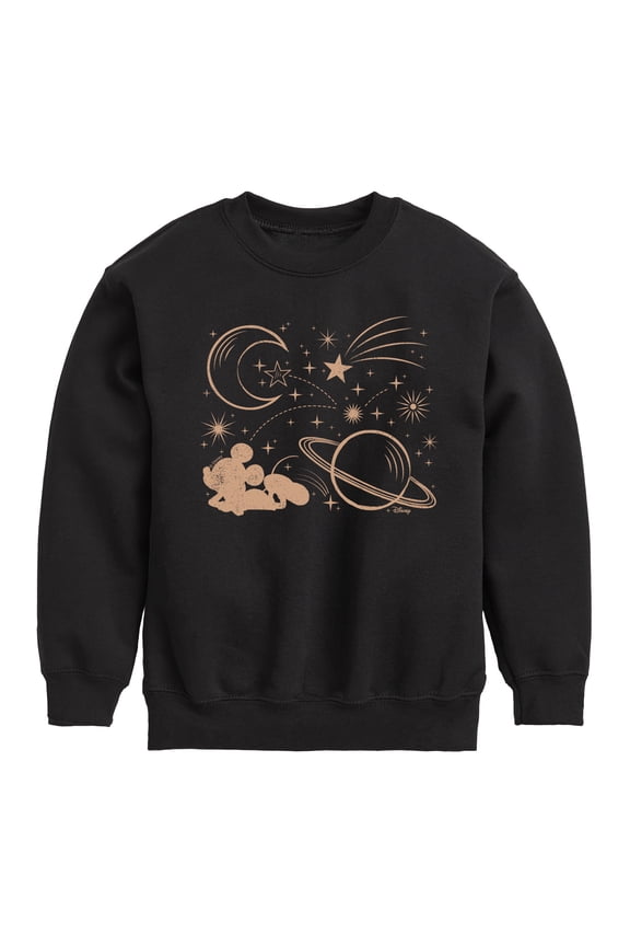 - Mickey Constellation - Toddler & Youth Crewneck Fleece Sweatshirt
