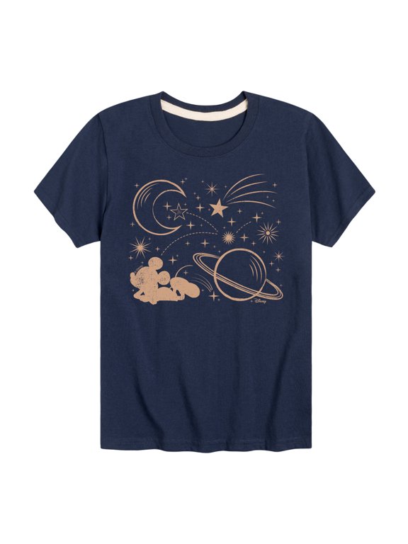 - Mickey Constellation Boys' Short Sleeve Graphic T-Shirt