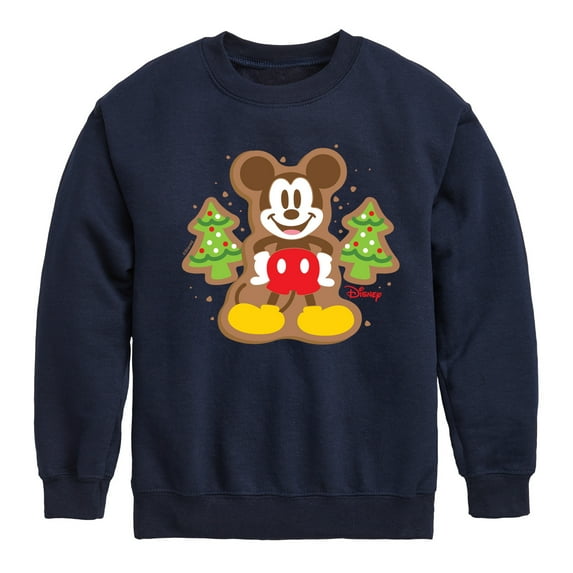 Disney - Mickey Cookie Christmas - Toddler & Youth Crewneck Fleece Sweatshirt