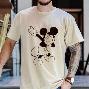 Disney Mickey Dabbing Shirt, Funny Disney T-Shirt, Family Matching Tee, Funny Mickey Dab Sweatshirt, Kid Disney Matching Gift, That Way Dab