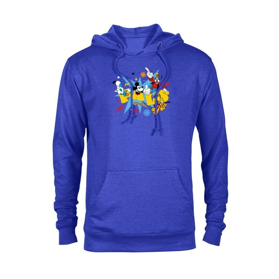 Disney Mickey Donald Goofy and Pluto Pals - Pullover Hoodie for Adults - Customized-Royal