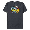 thumbnail image 1 of Disney Mickey Donald Goofy and Pluto Pals - Short Sleeve Blended T-Shirt for Adults - Customized-Navy Heather, 1 of 5
