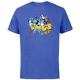 thumbnail image 1 of Disney Mickey Donald Goofy and Pluto Pals - Short Sleeve Cotton T-Shirt for Adults - Customized-Royal Heather, 1 of 5