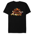 thumbnail image 1 of Disney Mickey & Donald Gourd Times with Best Friends - Short Sleeve Blended T-Shirt for Adults - Customized-Black, 1 of 5