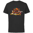 thumbnail image 1 of Disney Mickey & Donald Gourd Times with Best Friends - Short Sleeve Cotton T-Shirt for Adults - Customized-Black, 1 of 5