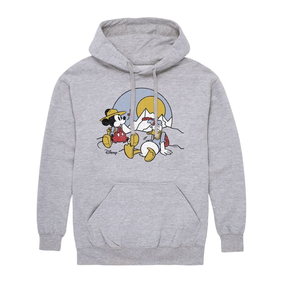 Disney - Mickey Donald Rest - Men's Fleece Hoodie Sweatshirt