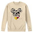 thumbnail image 1 of Disney - Mickey Ear Pattern - Men's Crew Fleece Sweatshirt, 1 of 3