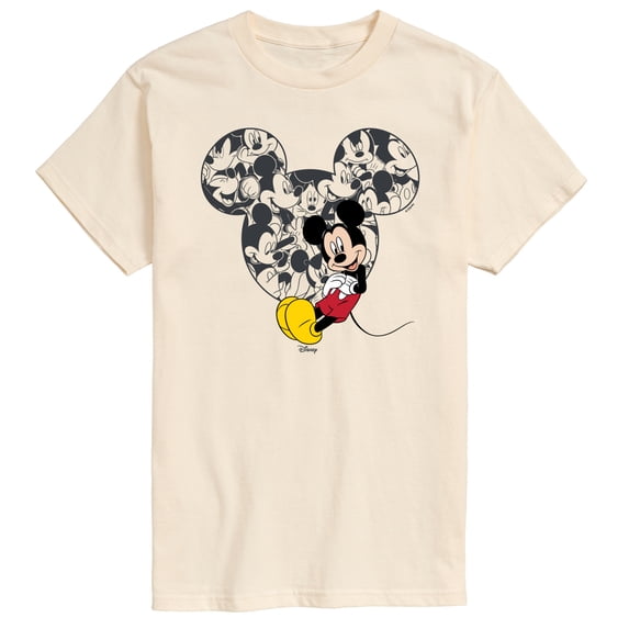 Disney - Mickey Ear Pattern - Men's Short Sleeve Graphic T-Shirt