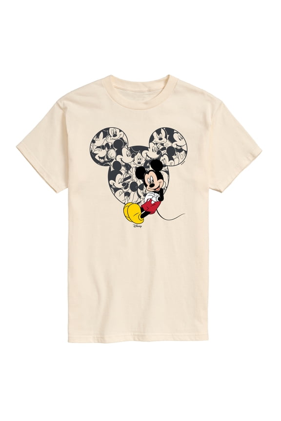 - Mickey Ear Pattern - Men's Short Sleeve Graphic T-Shirt