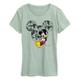 thumbnail image 1 of Disney - Mickey Ear Pattern - Women's Short Sleeve Graphic T-Shirt, 1 of 3