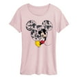 thumbnail image 1 of Disney - Mickey Ear Pattern - Women's Short Sleeve Graphic T-Shirt, 1 of 3