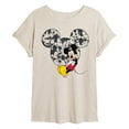 thumbnail image 1 of Disney - Mickey Ear Pattern - Womens Oversized Graphic T-Shirt, 1 of 4