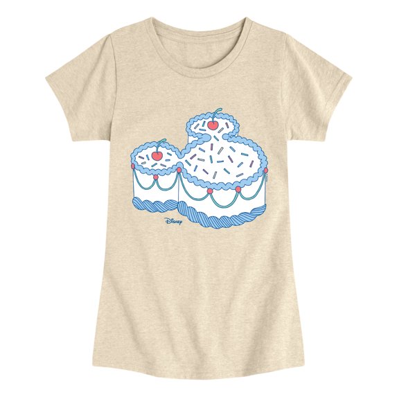 Disney - Mickey Ears Cake Fitted Short Sleeve Graphic T-Shirt