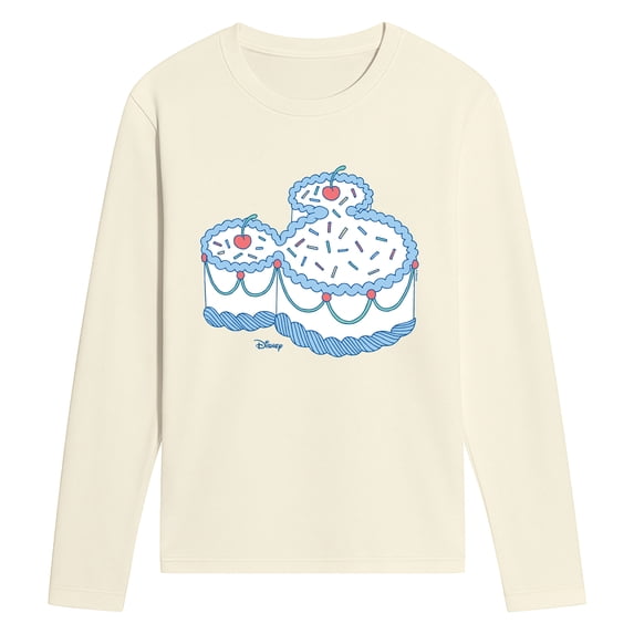 Disney - Mickey Ears Cake Long Sleeve Graphic T-Shirt