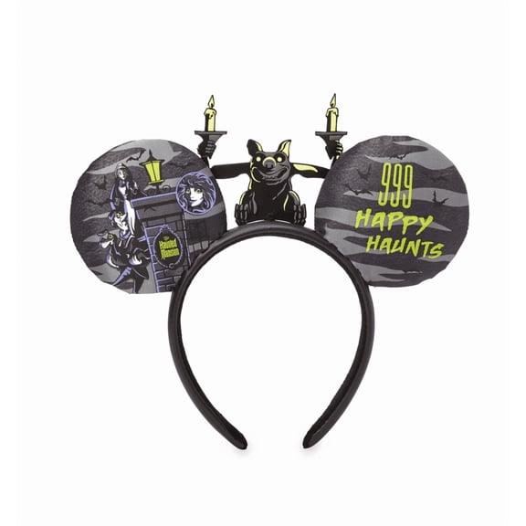 Disney Parks The Haunted Mansion 999 Happy Haunts Gargoyle Ear Headband New