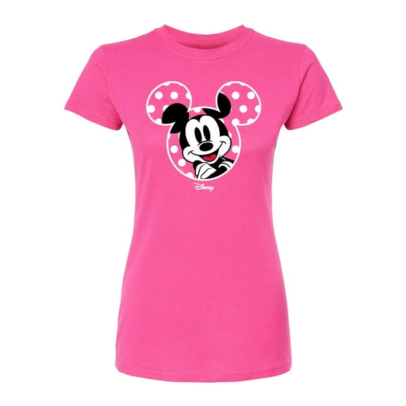 Disney - Mickey Ears - Juniors Fitted Short Sleeve Graphic T-Shirt