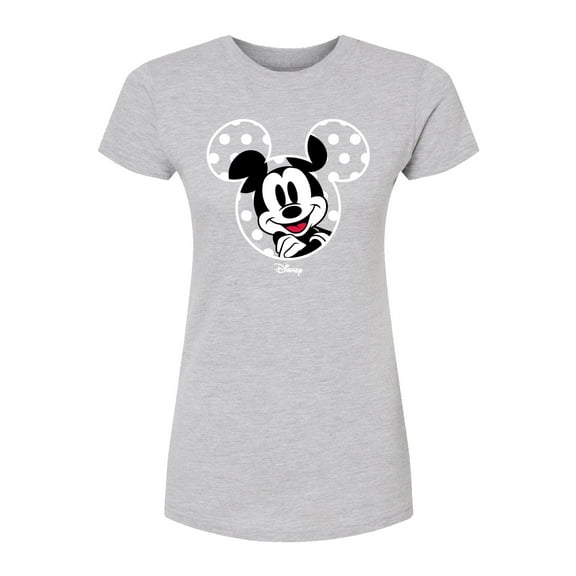 Disney - Mickey Ears - Juniors Fitted Short Sleeve Graphic T-Shirt