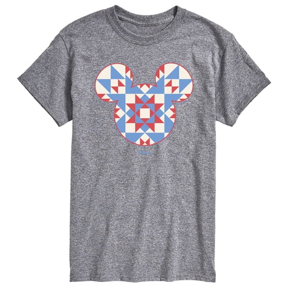 Disney - Mickey Ears Quilt - Men's Short Sleeve Graphic T-Shirt