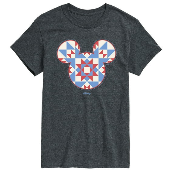 Disney - Mickey Ears Quilt - Men's Short Sleeve Graphic T-Shirt