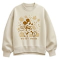 thumbnail image 1 of Disney - Mickey Fall - Women's Oversized Fleece Crew Sweatshirt, 1 of 3