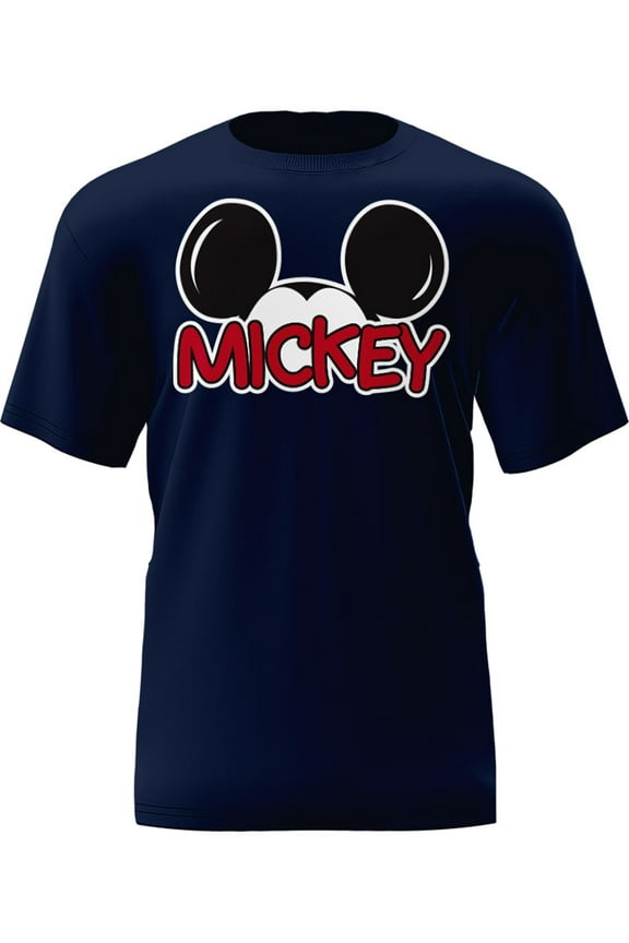 Mickey Family Adult Mens Tee Shirt, XS - XXL