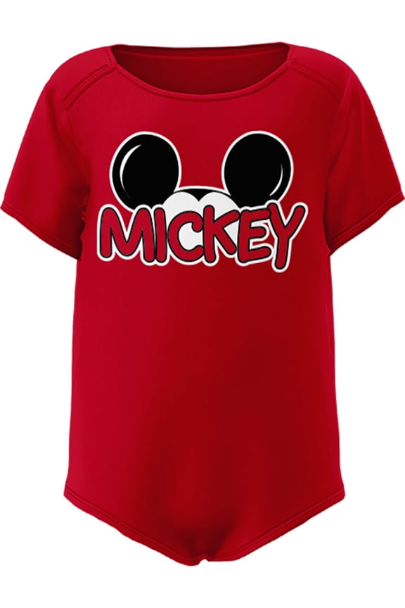 Mickey Mouse Family Infant Onesie, 12M-24M (Boy's)