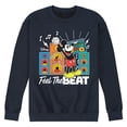 thumbnail image 1 of Disney - Mickey Feel The Beat - Men's Crew Neck Fleece Pullover, 1 of 5