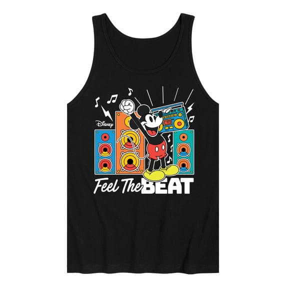 Disney - Mickey Feel The Beat - Men's Sleeveless Graphic Tank Top