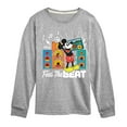 thumbnail image 1 of Disney - Mickey Feel The Beat - Toddler & Youth Long Sleeve Graphic T-Shirt, 1 of 5