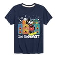 thumbnail image 1 of Disney - Mickey Feel The Beat - Toddler & Youth Short Sleeve Graphic T-Shirt, 1 of 5