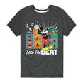 thumbnail image 1 of Disney - Mickey Feel The Beat - Toddler & Youth Short Sleeve Graphic T-Shirt, 1 of 5